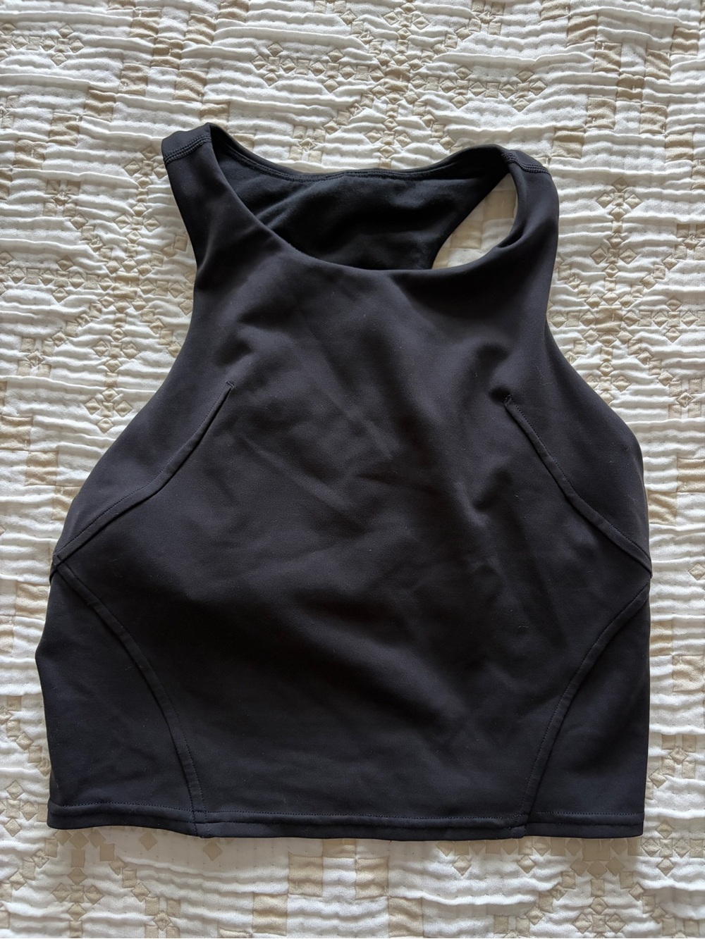 lululemon athletica Black High-Neck Racerback Tank